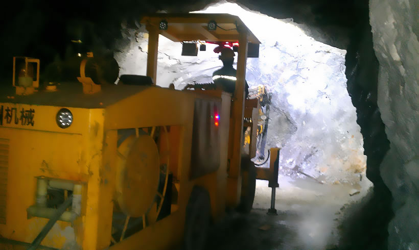 Mining construction sites